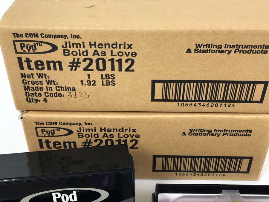 New Jimi Hendrix Bold As Love Limited Edition Individually Numbered Collectible Memorabilia Pod Pens - 8 Pens [Photo 14]