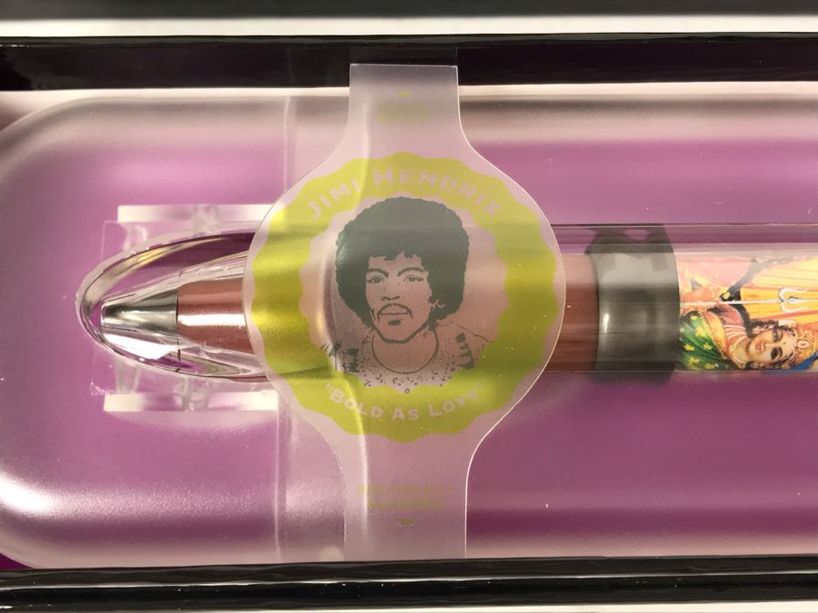 New Jimi Hendrix Bold As Love Limited Edition Individually Numbered Collectible Memorabilia Pod Pens - 8 Pens [Photo 6]