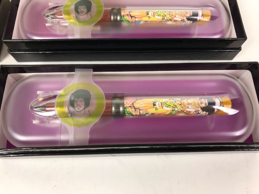 New Jimi Hendrix Bold As Love Limited Edition Individually Numbered Collectible Memorabilia Pod Pens - 8 Pens [Photo 5]