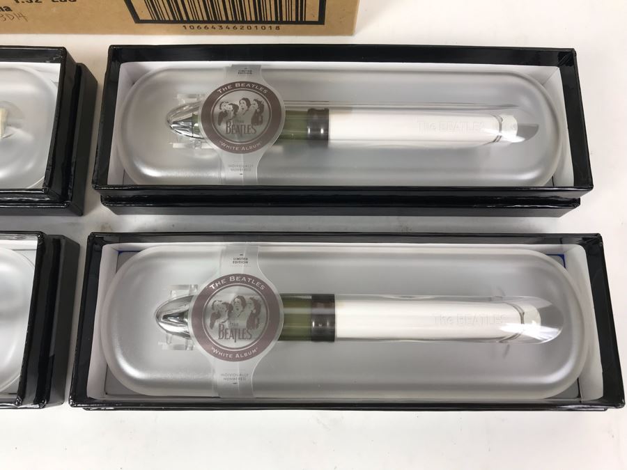 New The Beatles White Album Limited Edition Individually Numbered Collectible Memorabilia Pod Pens - 8 Pens [Photo 3]