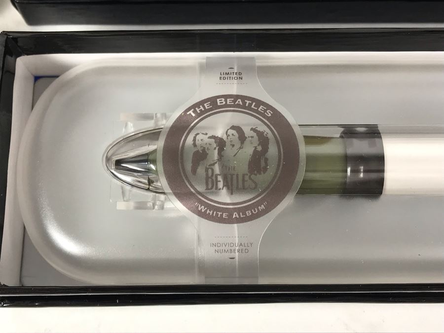 New The Beatles White Album Limited Edition Individually Numbered Collectible Memorabilia Pod Pens - 8 Pens [Photo 4]