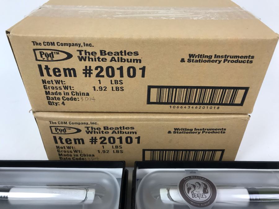 New The Beatles White Album Limited Edition Individually Numbered Collectible Memorabilia Pod Pens - 8 Pens [Photo 8]