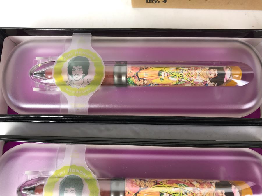 New Jimi Hendrix Bold As Love Limited Edition Individually Numbered Collectible Memorabilia Pod Pens - 8 Pens [Photo 4]