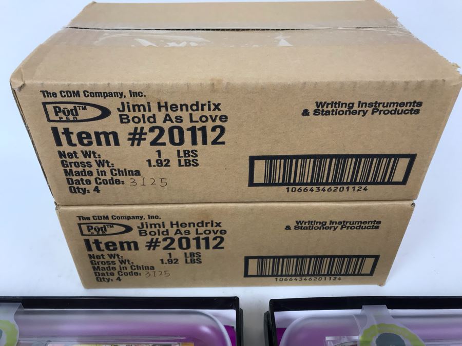 New Jimi Hendrix Bold As Love Limited Edition Individually Numbered Collectible Memorabilia Pod Pens - 8 Pens [Photo 9]