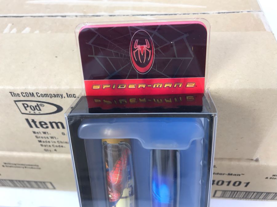 New 2004 Marvel Spider-Man Columbia Pictures Limited Edition Individually Numbered Collectible Memorabilia Pod Pens - 12 Pens [Photo 5]