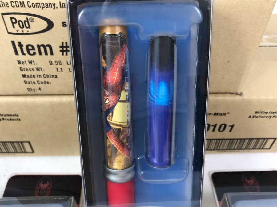 New 2004 Marvel Spider-Man Columbia Pictures Limited Edition Individually Numbered Collectible Memorabilia Pod Pens - 12 Pens [Photo 6]