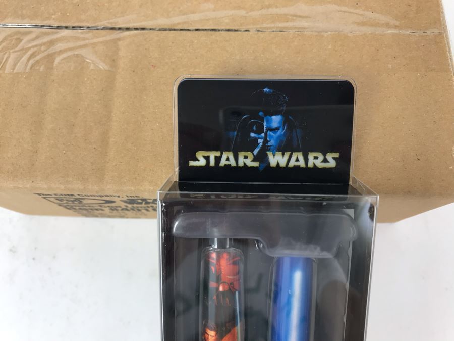 New Sealed Box Of (4) 2004 Star Wars Comic-Con Limited Edition Individually Numbered Collectible Memorabilia Pod Pens Plus One Loose Pen - 5 Pens [Photo 4]