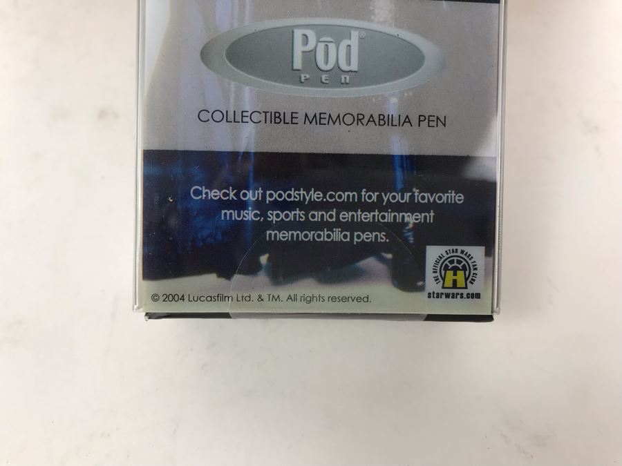 New Sealed Box Of (4) 2004 Star Wars Comic-Con Limited Edition Individually Numbered Collectible Memorabilia Pod Pens Plus One Loose Pen - 5 Pens [Photo 12]