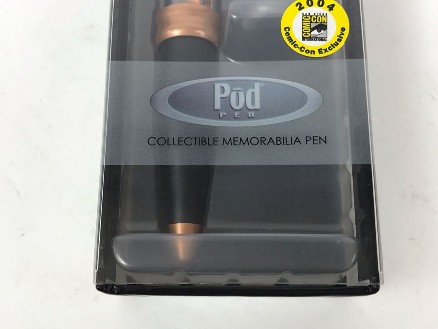 New Sealed Box Of (4) 2004 Star Wars Comic-Con Limited Edition Individually Numbered Collectible Memorabilia Pod Pens Plus One Loose Pen - 5 Pens [Photo 9]
