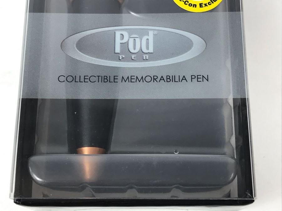 New Sealed Box Of (4) 2004 Star Wars Comic-Con Limited Edition Individually Numbered Collectible Memorabilia Pod Pens Plus One Loose Pen - 5 Pens [Photo 9]