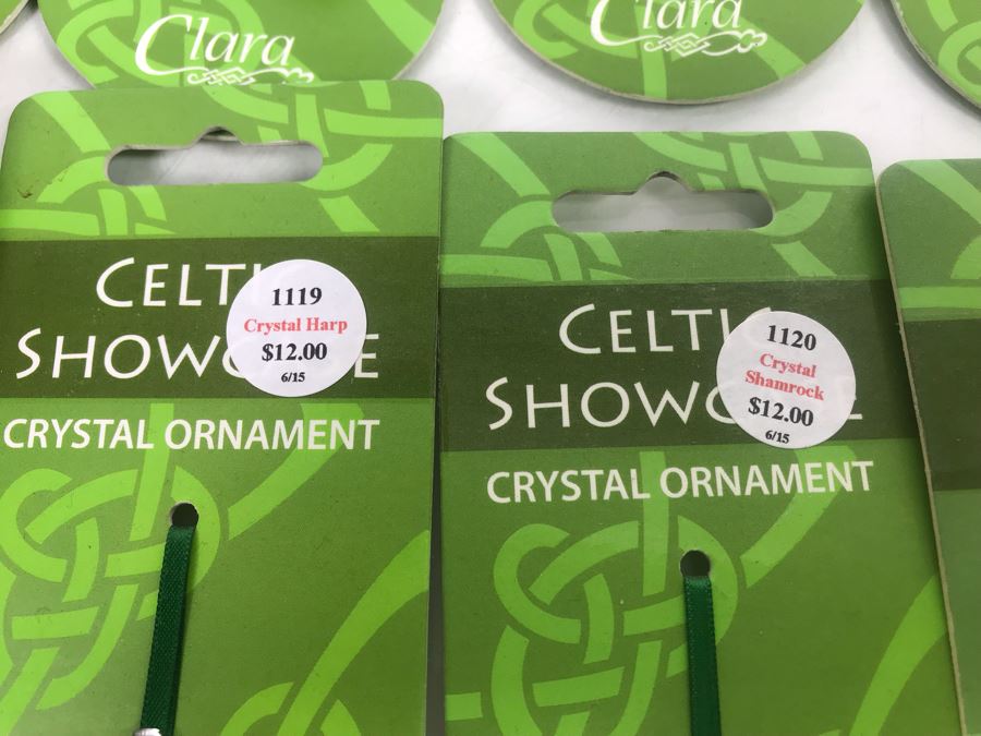 Just Added - Collection Of (18) Celtic Showcase Crystal Ornaments Retails $192 [Photo 4]