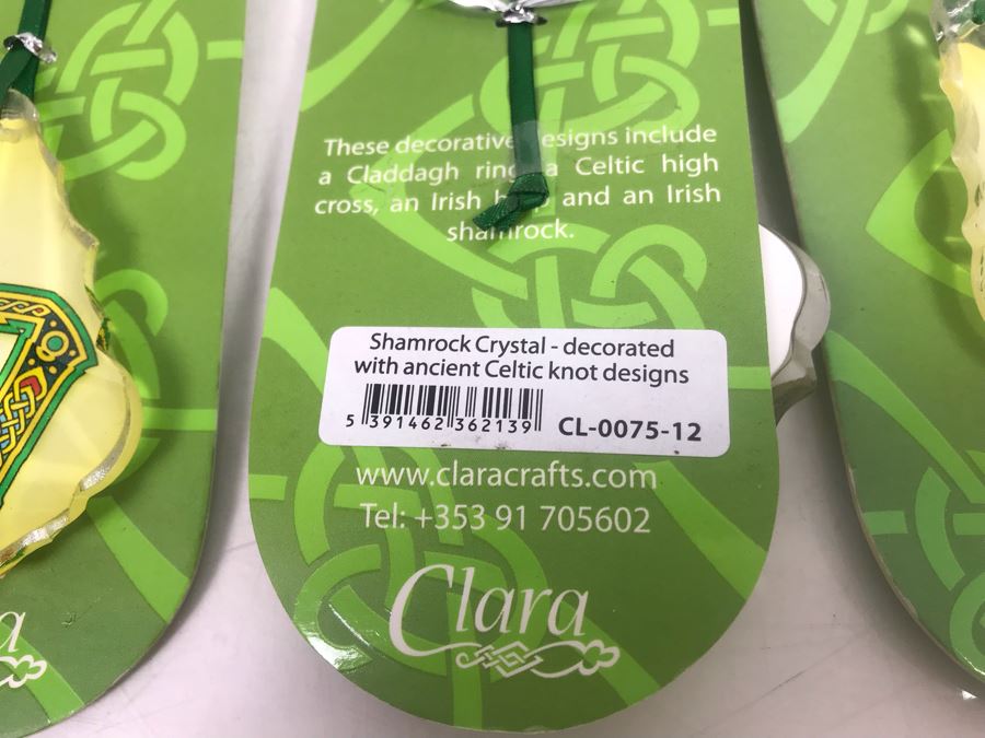 Just Added - Collection Of (18) Celtic Showcase Crystal Ornaments Retails $192 [Photo 8]