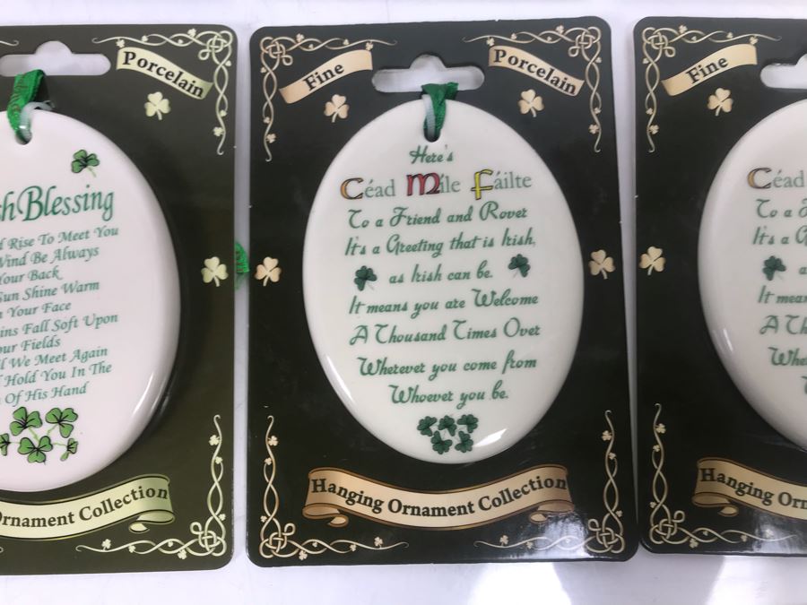Just Added - Collection Of (18) Porcelain Hanging Ornaments Retails Over $100 [Photo 7]