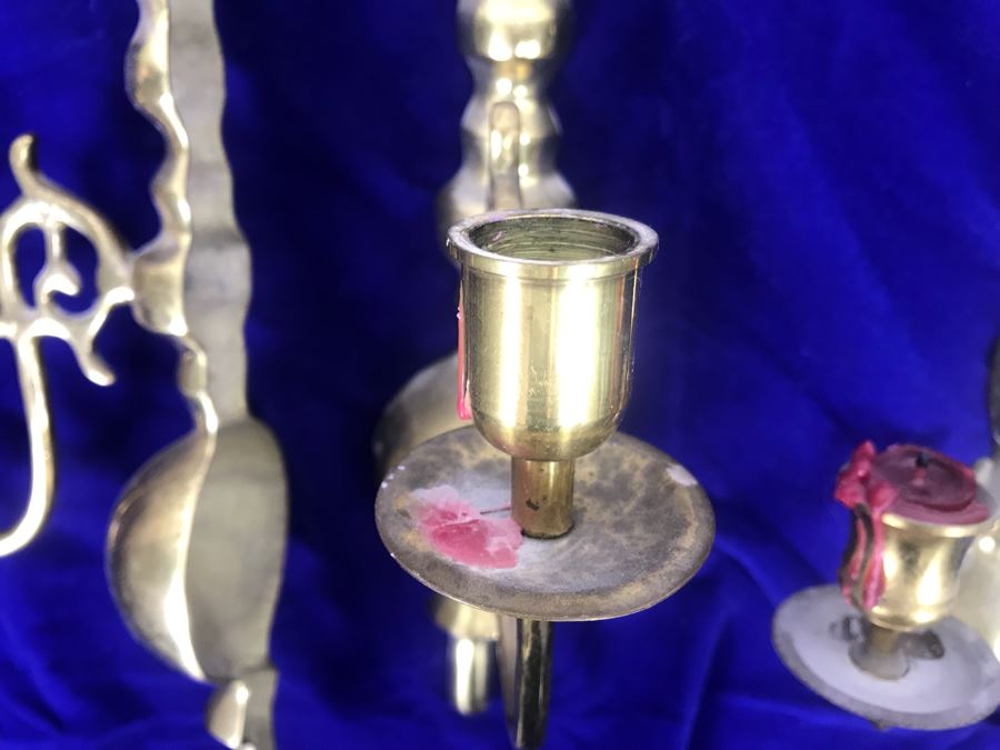 Just Added - (3) Brass Wall Sconces [Photo 5]