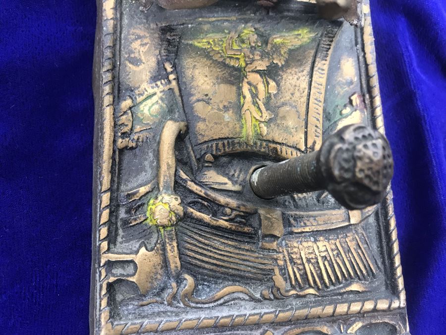 Just Added - Set Of (3) Vintage Brass Wall Sconces [Photo 4]