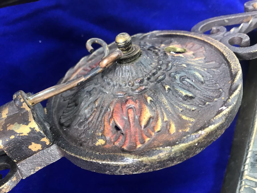 Just Added - Set Of (3) Vintage Brass Wall Sconces [Photo 12]