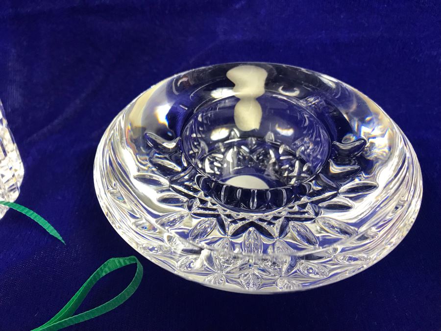 Just Added - Waterford Crystal 8' Vase And Waterford Crystal Votive With Box Retails $308 [Photo 8]