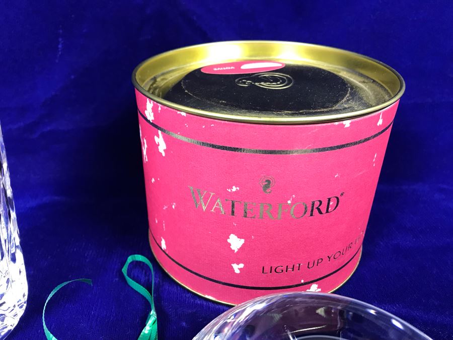 Just Added - Waterford Crystal 8' Vase And Waterford Crystal Votive With Box Retails $308 [Photo 15]