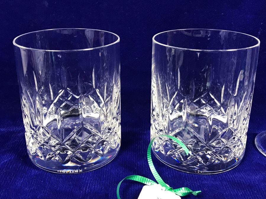 Just Added - Galway Crystal Pair Of Romance Flutes, Pair Of Highball Glasses And Pair Of Whiskey Glasses Retails $250 [Photo 9]