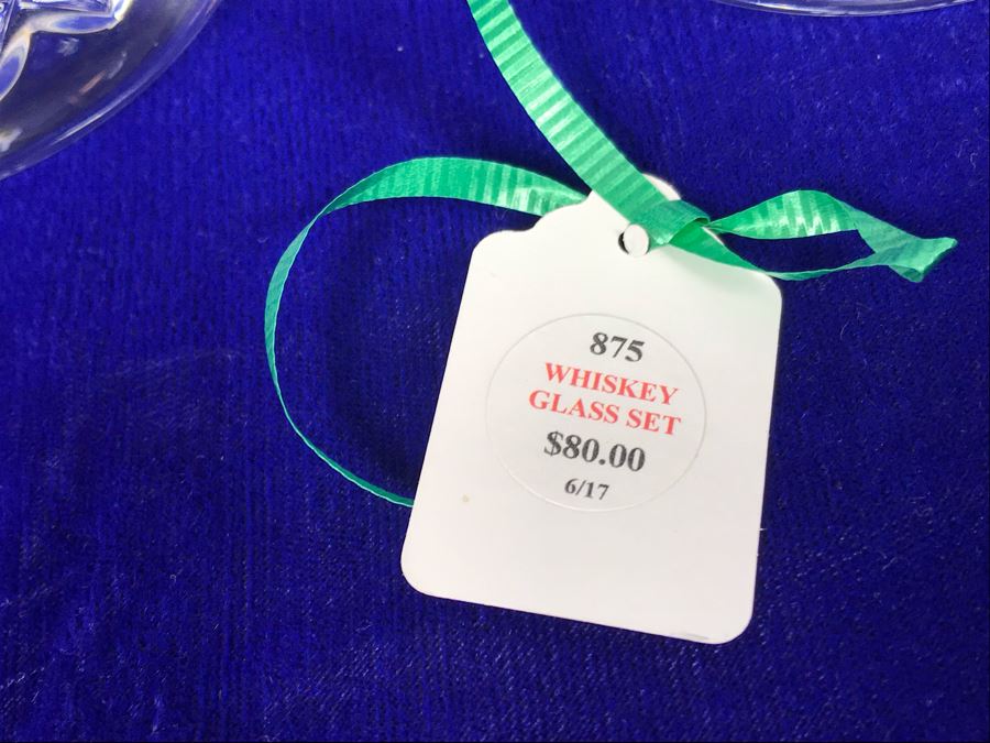 Just Added - Galway Crystal Pair Of Romance Flutes, Pair Of Highball Glasses And Pair Of Whiskey Glasses Retails $250 [Photo 11]