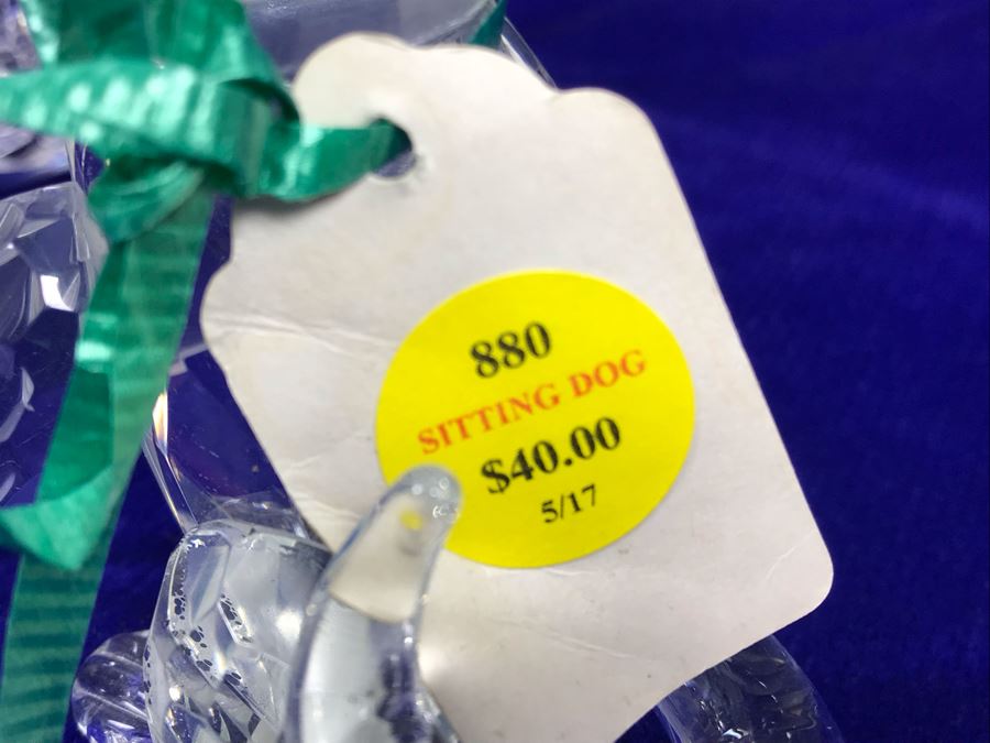 Just Added - Galway Crystal Perfume Dabber, Sitting Cat And Sitting Dog Retails $135 [Photo 10]