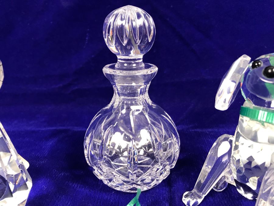 Just Added - Galway Crystal Perfume Dabber, Sitting Cat And Sitting Dog Retails $135 [Photo 4]