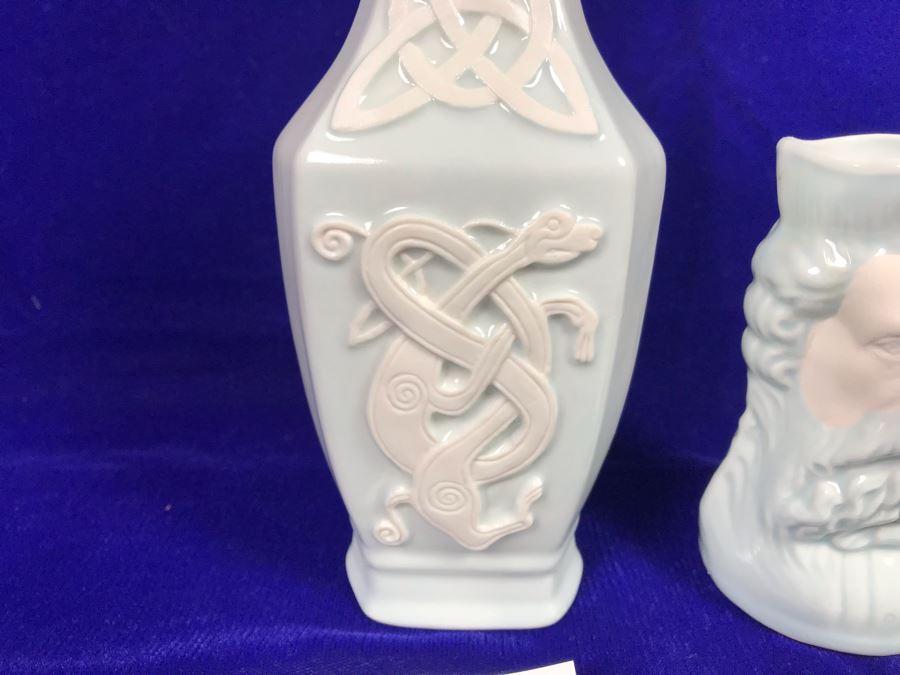 Just Added - Cyril Cullen Of Farney Castle Face Of Shannon Vase And Irish Hound Vase Retails $138 [Photo 4]