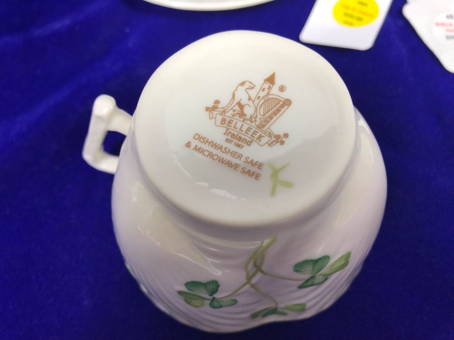 Just Added - Pair Of Belleek Cups & Saucers Retails $150 [Photo 10]