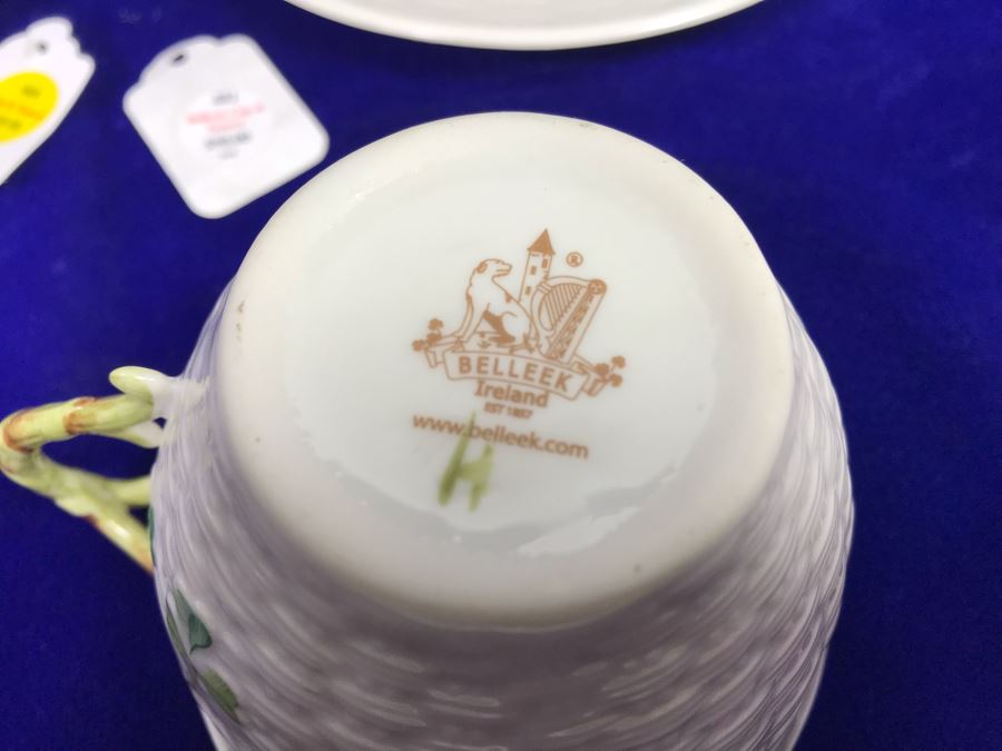 Just Added - Pair Of Belleek Cups & Saucers Retails $150 [Photo 6]
