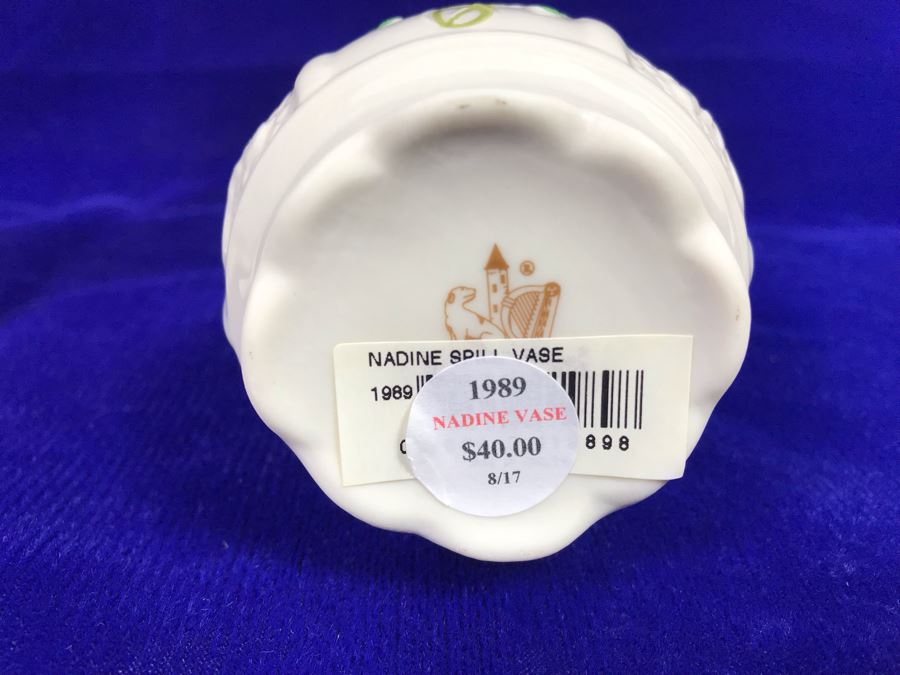 Just Added - Belleek 160th Anniversary Limited Edition Fermanagh Vase And Belleek Nadine Vase [Photo 6]