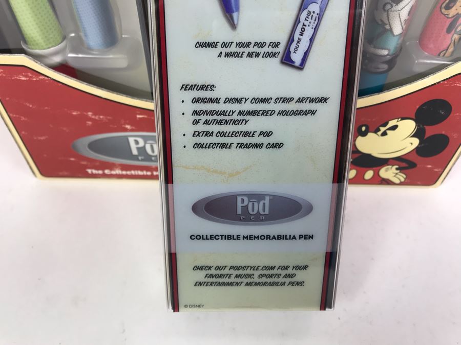 New 2004 Disney Vintage Mickey Mouse Limited Edition Individually Numbered Collectible Memorabilia Pod Pens Merchandiser Store Display By The CDM Company - 12 Pens [Photo 13]