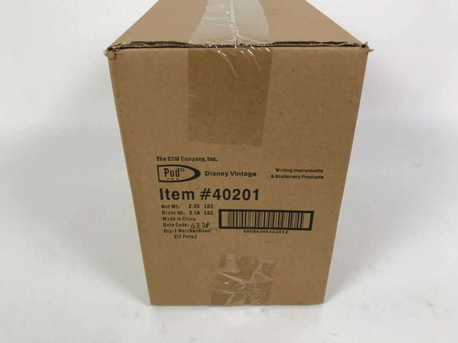 Sealed Box Of New 2004 Disney Vintage Mickey Mouse Limited Edition Individually Numbered Collectible Memorabilia Pod Pens Merchandiser Store Display By The CDM Company - 12 Pens [Photo 4]