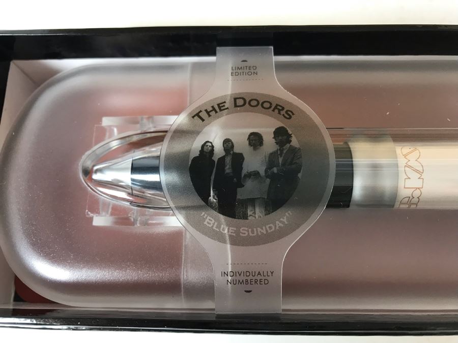 New The Doors Blue Sunday Limited Edition Individually Numbered Collectible Memorabilia Pod Pens - 4 Pens [Photo 3]
