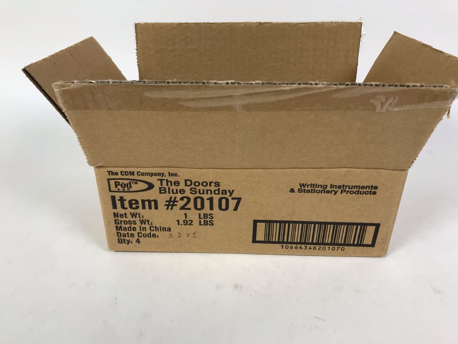 New The Doors Blue Sunday Limited Edition Individually Numbered Collectible Memorabilia Pod Pens - 4 Pens [Photo 6]