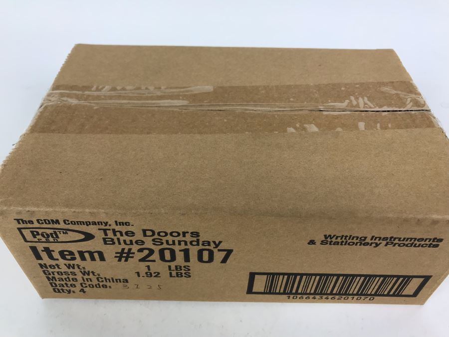 Sealed Box Of New The Doors Blue Sunday Limited Edition Individually Numbered Collectible Memorabilia Pod Pens - 4 Pens [Photo 3]