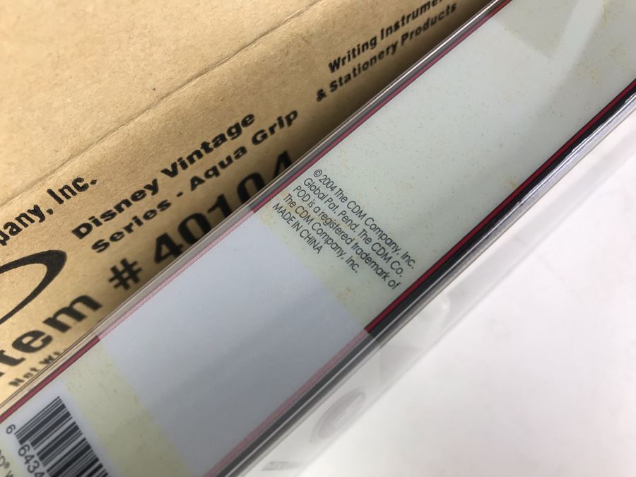 New 2004 Disney Vintage Mickey Mouse Limited Edition Individually Numbered Collectible Memorabilia Pod Pens By The CDM Company - 4 Pens [Photo 8]