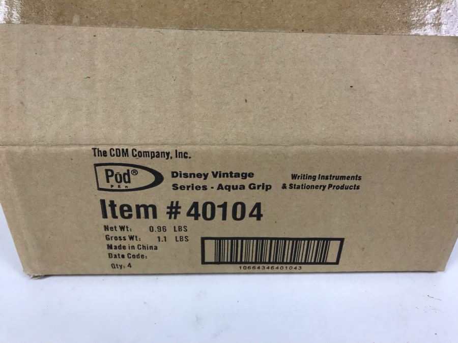 New 2004 Disney Vintage Mickey Mouse Limited Edition Individually Numbered Collectible Memorabilia Pod Pens By The CDM Company - 4 Pens [Photo 9]