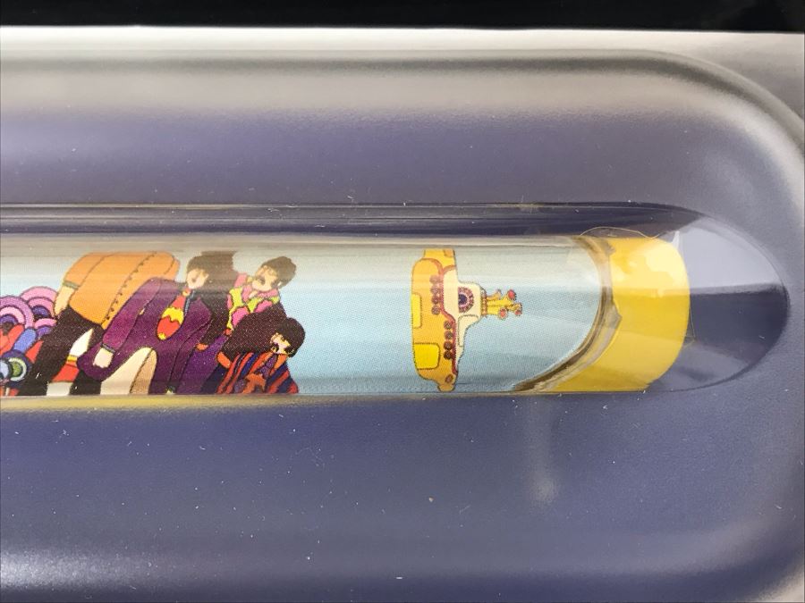 New The Beatles Yellow Submarine Limited Edition Individually Numbered Collectible Memorabilia Pod Pens By The CDM Company - 4 Pens [Photo 6]