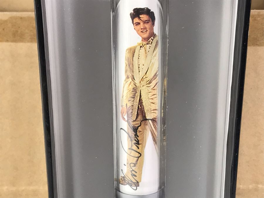 New Elvis Presley Gold Lamé Limited Edition Individually Numbered Collectible Memorabilia Pod Pens By The CDM Company - 4 Pens [Photo 8]