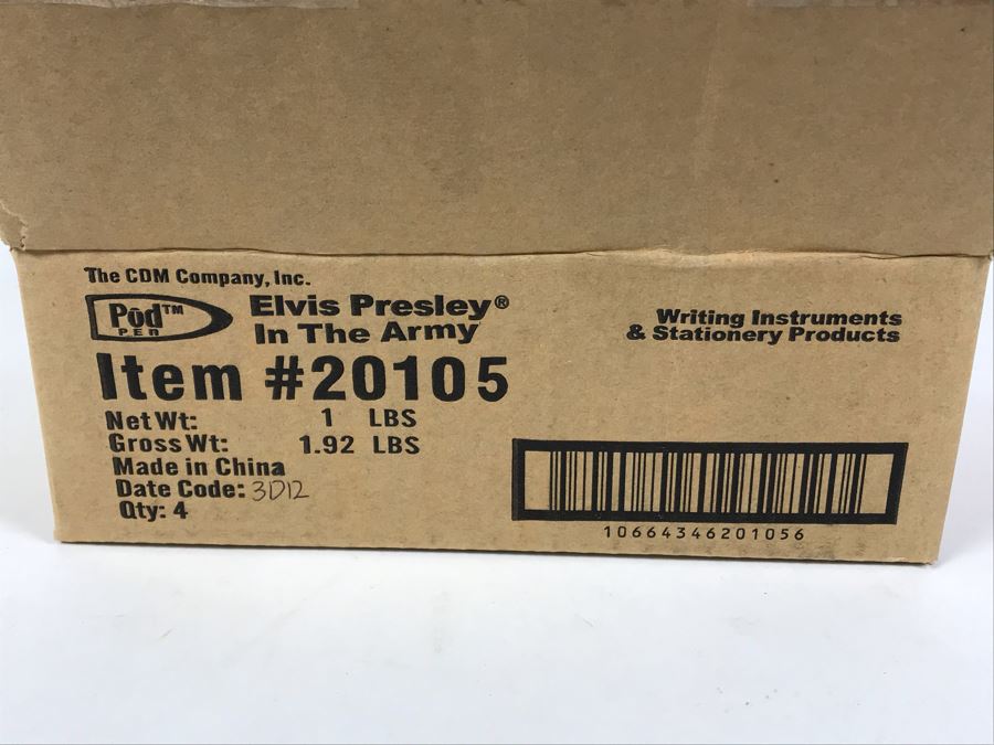 New Elvis Presley In The Army Limited Edition Individually Numbered Collectible Memorabilia Pod Pens By The CDM Company - 4 Pens [Photo 11]