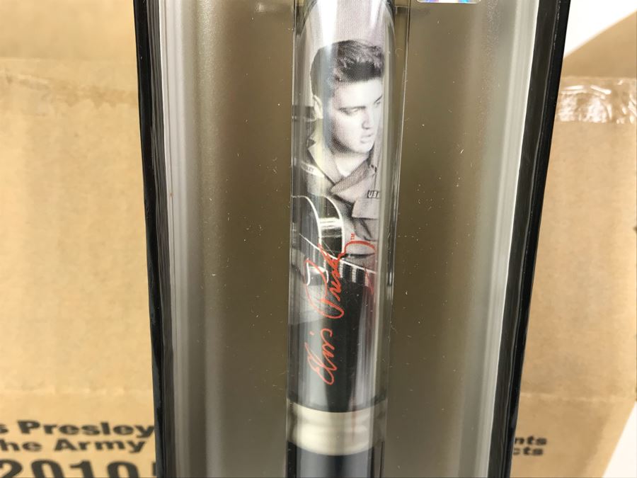 New Elvis Presley In The Army Limited Edition Individually Numbered Collectible Memorabilia Pod Pens By The CDM Company - 4 Pens [Photo 8]