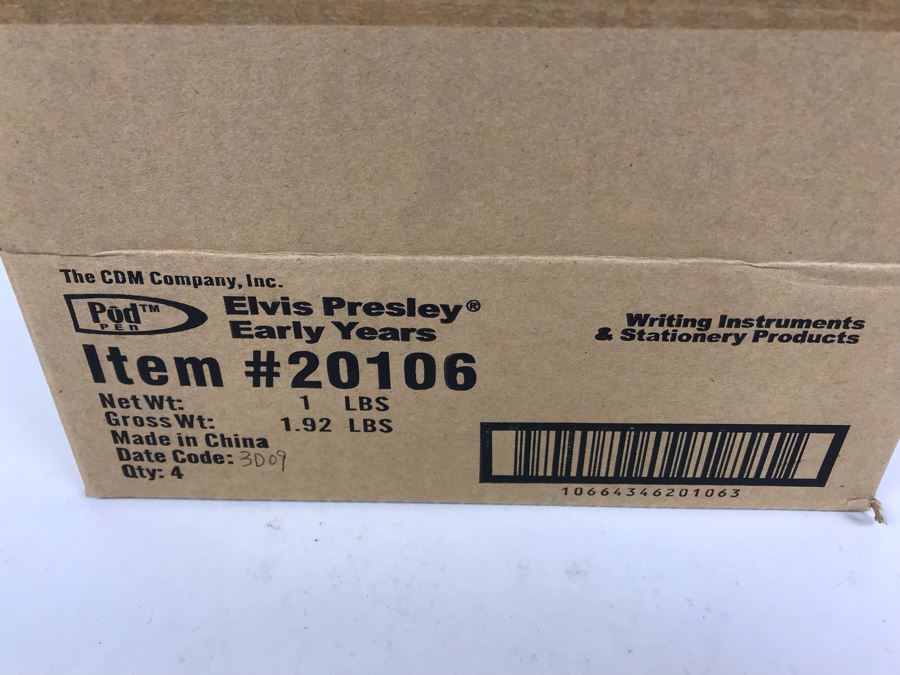 New Elvis Presley Early Years Limited Edition Individually Numbered Collectible Memorabilia Pod Pens By The CDM Company - 4 Pens [Photo 7]