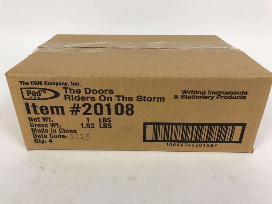 Sealed Box Of New Elvis Presley Early Years Limited Edition Individually Numbered Collectible Memorabilia Pod Pens By The CDM Company - 4 Pens [Photo 4]