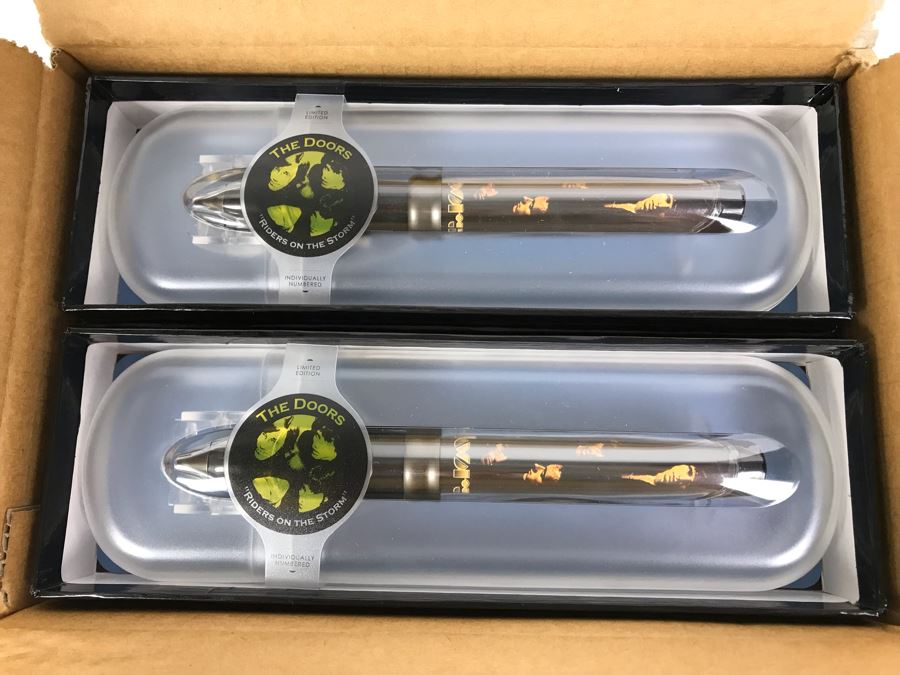 New The Doors Riders On The Storm Limited Edition Individually Numbered Collectible Memorabilia Pod Pens - 4 Pens [Photo 11]