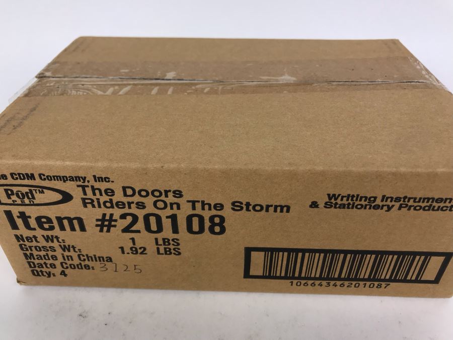Sealed Box Of New The Doors Riders On The Storm Limited Edition Individually Numbered Collectible Memorabilia Pod Pens - 4 Pens [Photo 3]