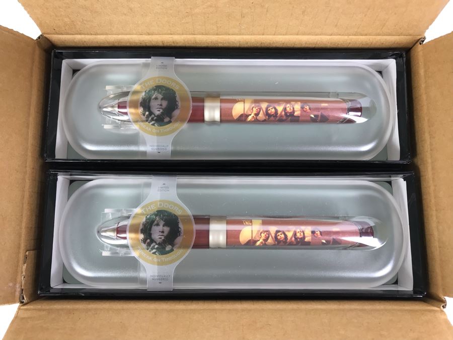 New The Doors Break On Through To The Other Side Limited Edition Individually Numbered Collectible Memorabilia Pod Pens - 4 Pens [Photo 7]