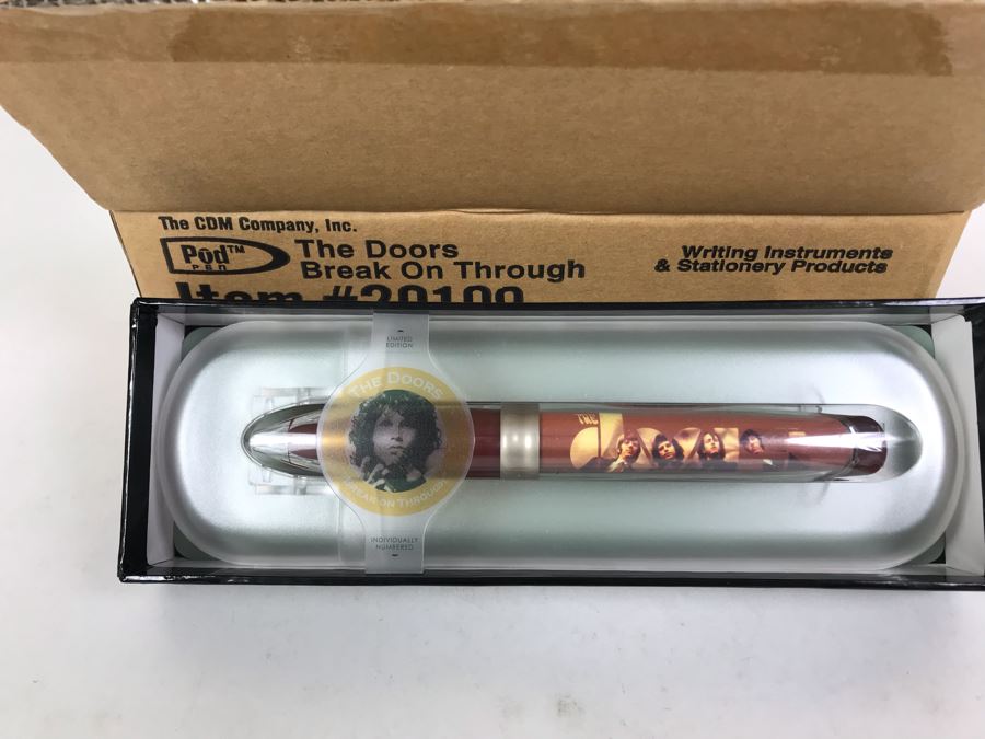 New The Doors Break On Through To The Other Side Limited Edition Individually Numbered Collectible Memorabilia Pod Pens - 4 Pens [Photo 6]