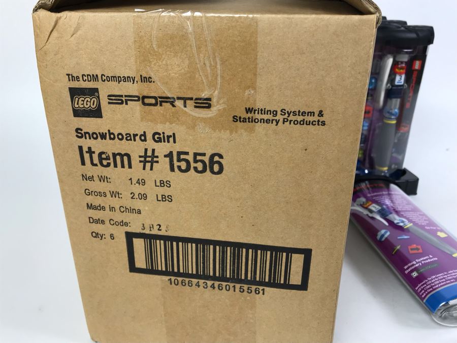 New 2003 LEGO Sports Snowboard Girl Writing System Pens By The CDM Company - 6 Pens [Photo 12]