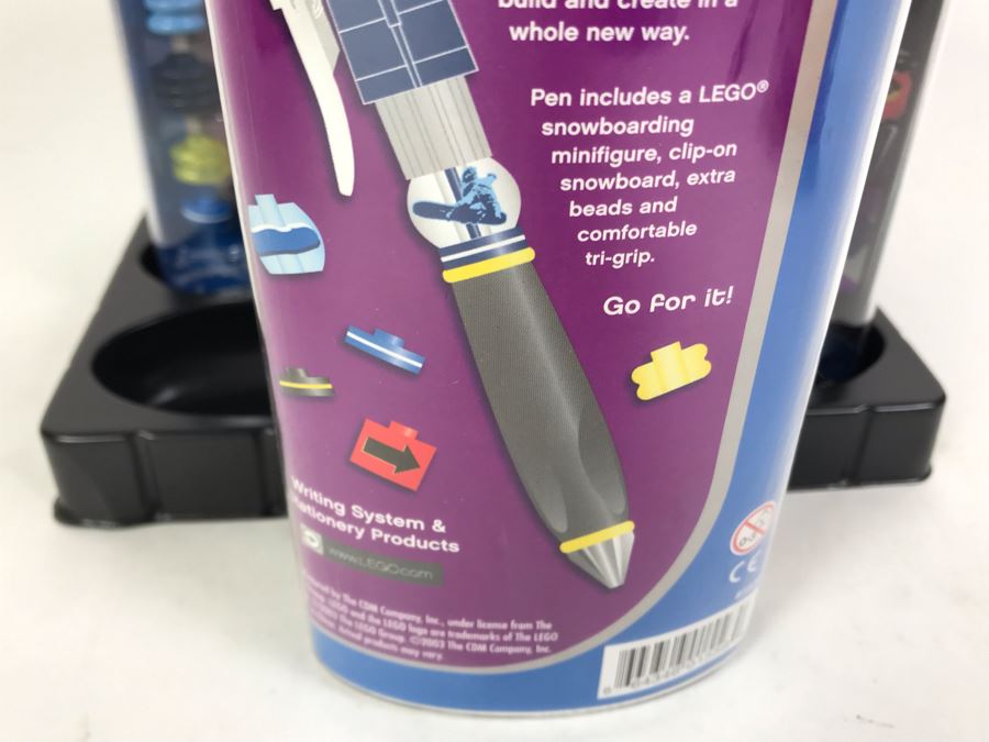 New 2003 LEGO Sports Snowboard Girl Writing System Pens By The CDM Company - 6 Pens [Photo 8]