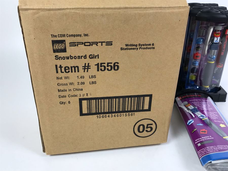 New 2003 LEGO Sports Snowboard Girl Writing System Pens By The CDM Company - 6 Pens [Photo 11]